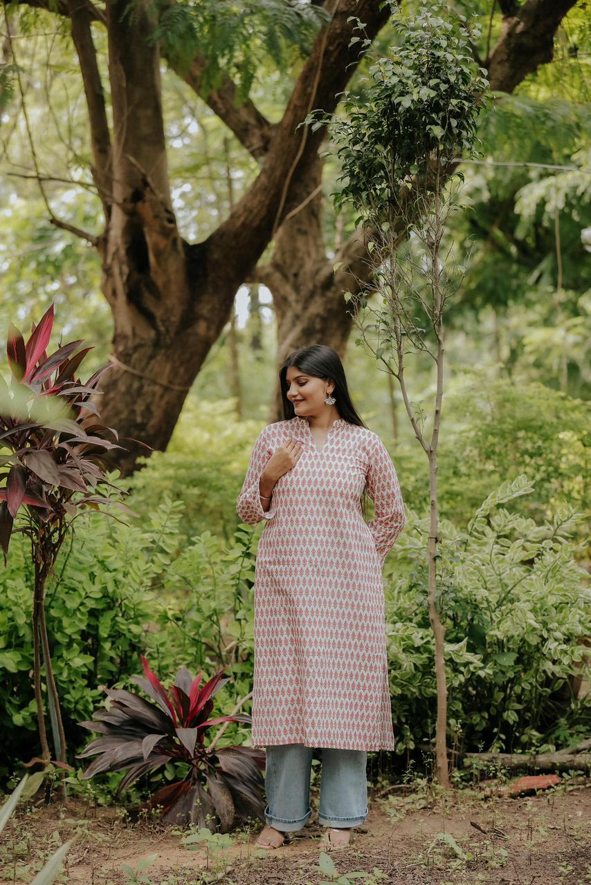 Pink Elegance Kurti