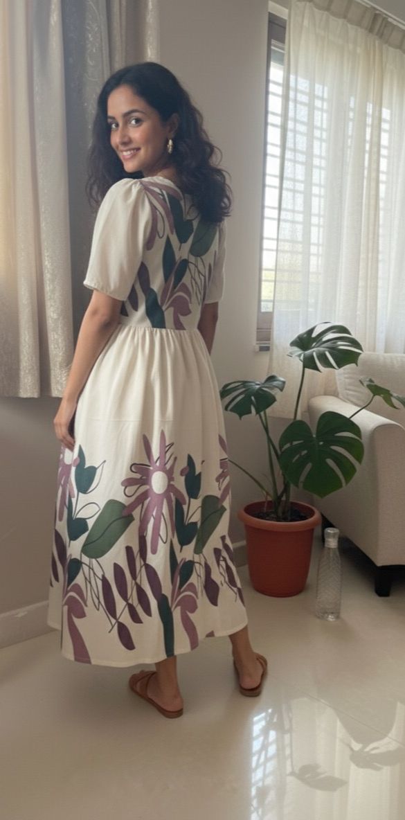 Bloom Essence Cotton Dress