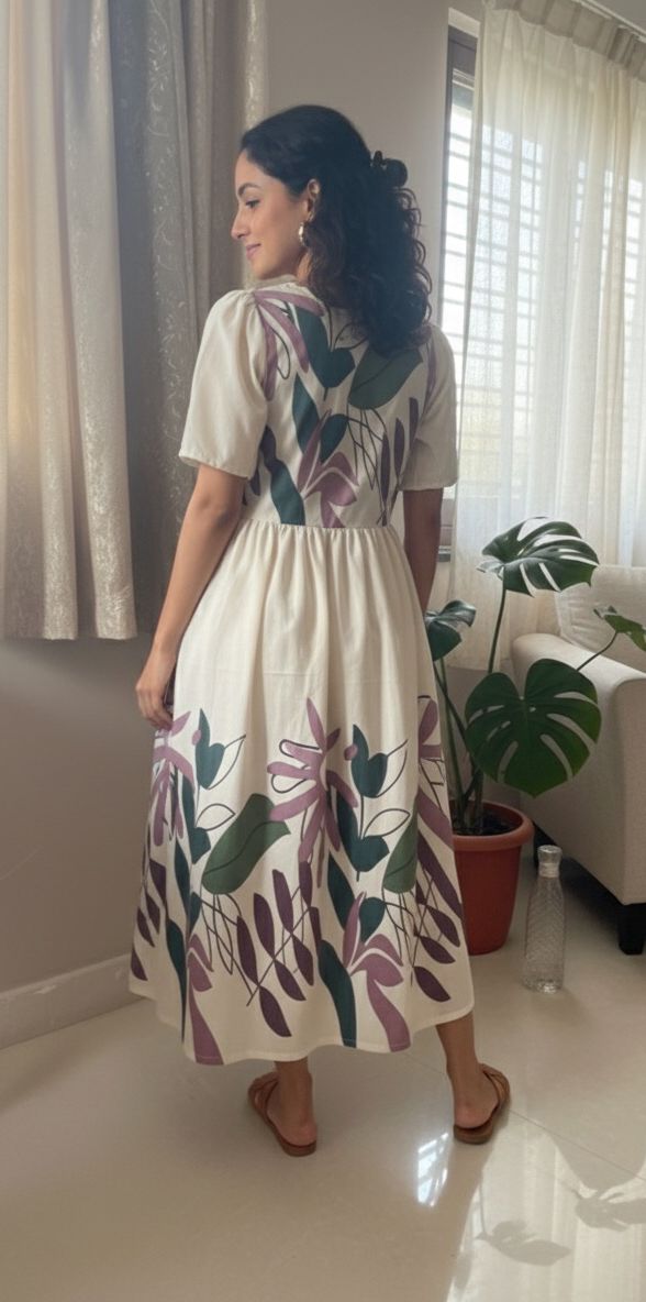 Bloom Essence Cotton Dress